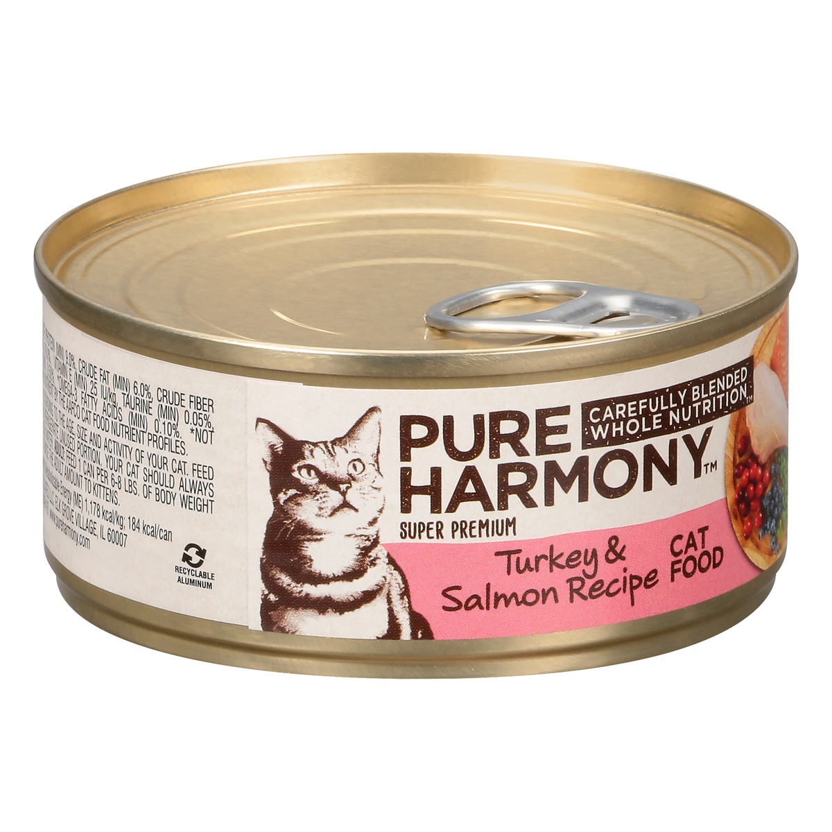 Pure Harmony Turkey & Salmon Recipe Pate Cat Food 5.5 oz Shipt