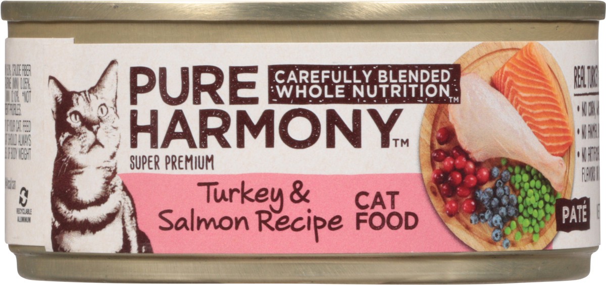 slide 10 of 15, Pure Harmony Turkey & Salmon Recipe Pate Cat Food 5.5 oz, 5.5 oz