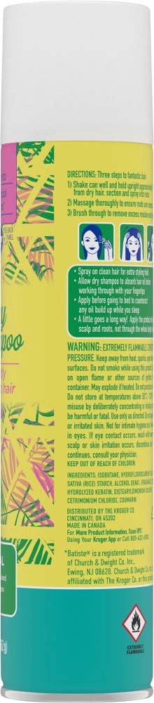 slide 2 of 3, Kroger® Tropical Dry Shampoo, 5.71 fl oz