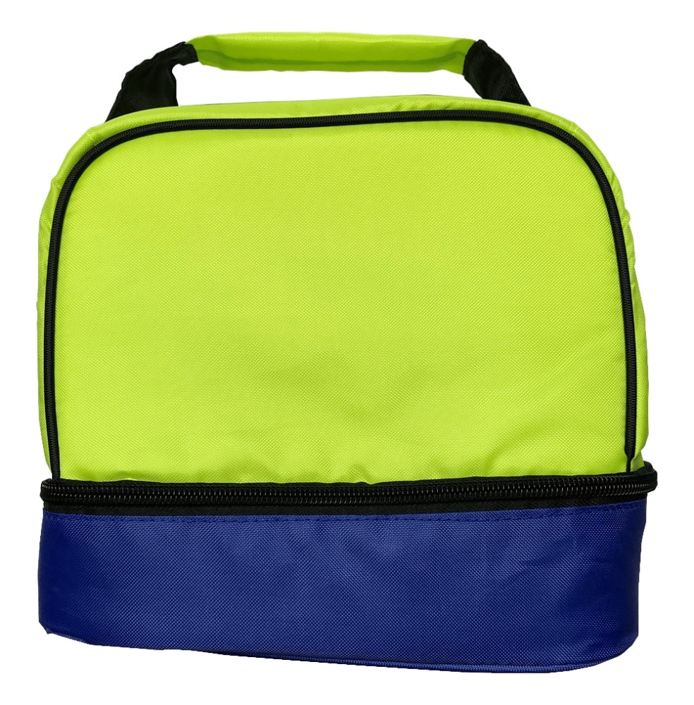 slide 1 of 1, Everyday Living Color Block Lunch Box - Lime Punch/Royal Blue, 1 ct