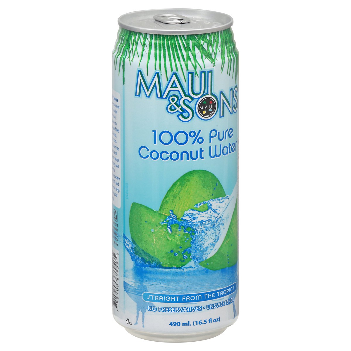 slide 4 of 9, Maui & Sons 100% Pure Coconut Water Isotonic Sports Drink - 16.5 oz, 16.5 oz