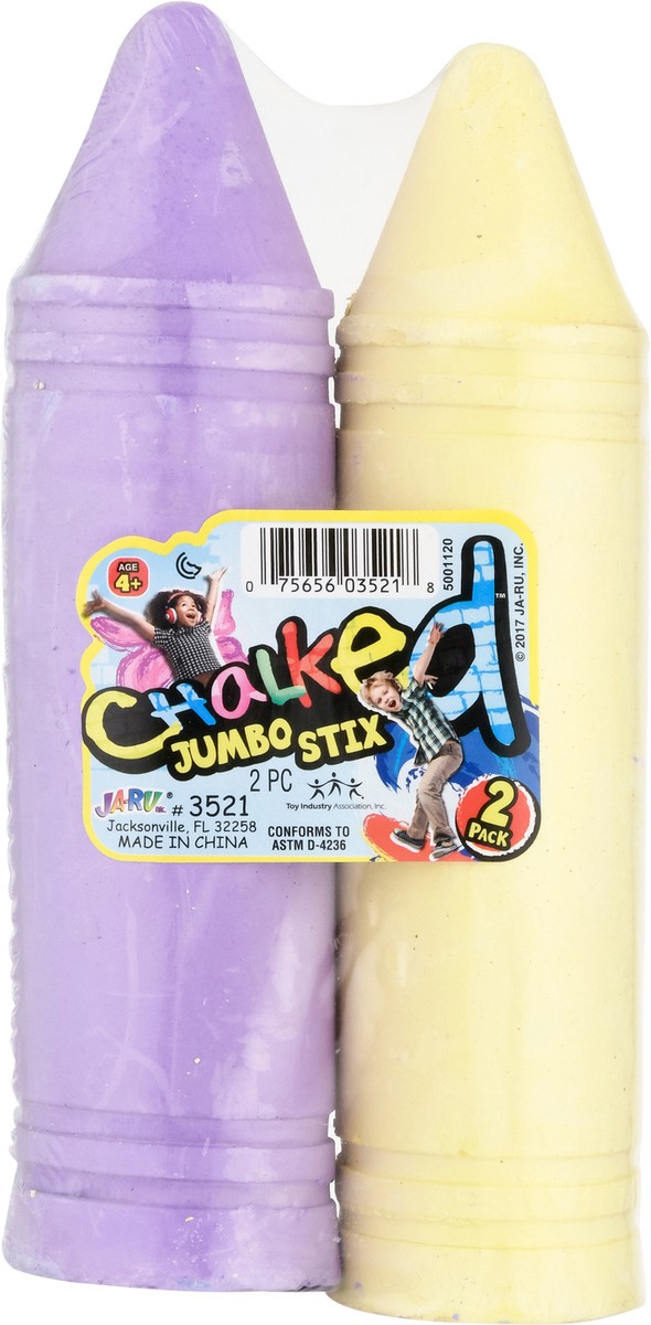 slide 1 of 12, Chalked 2 Pack Jumbo Stix Chalked 2 ea, 2 ct