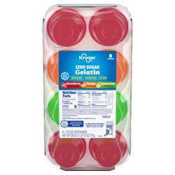 Kroger® Zero Sugar Gelatin Cups, 8 ct / 3.25 oz