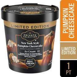 Private Selection New York Style Pumpkin Cheesecake Ice Cream Pint
