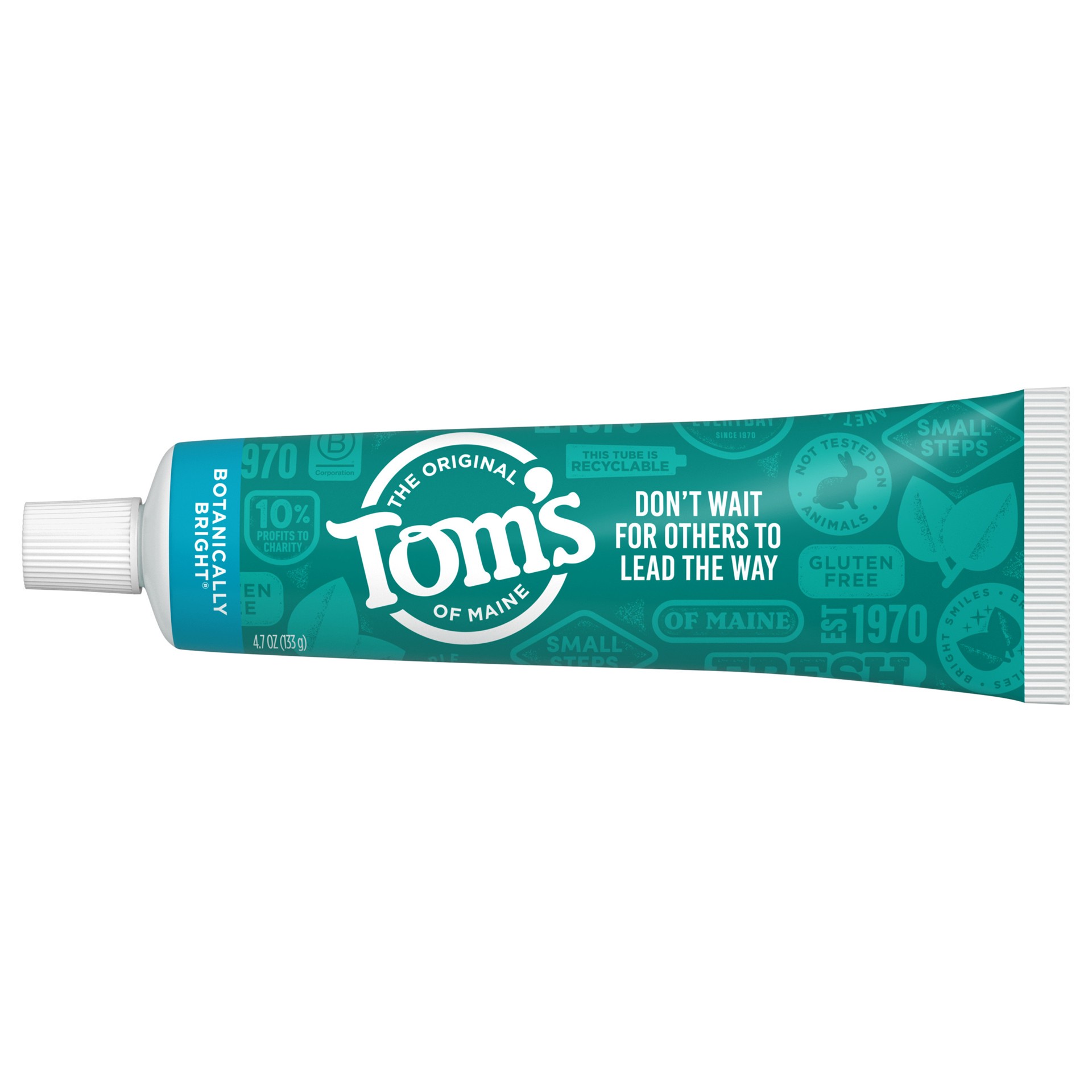 slide 5 of 6, Tom's of Maine Natural Fluoride-Free SLS-Free Botanically Bright Toothpaste, Peppermint, 4.7 oz., 4.7 oz