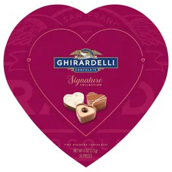 Ghirardelli Sweetheart's Premium Chocolate Truffle Assortment Heart-Shaped Gift, 6oz