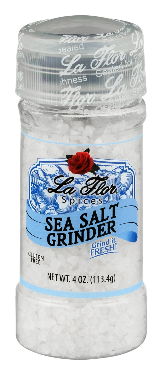 slide 1 of 1, La Flor U Grind Sea Salt, 4 oz