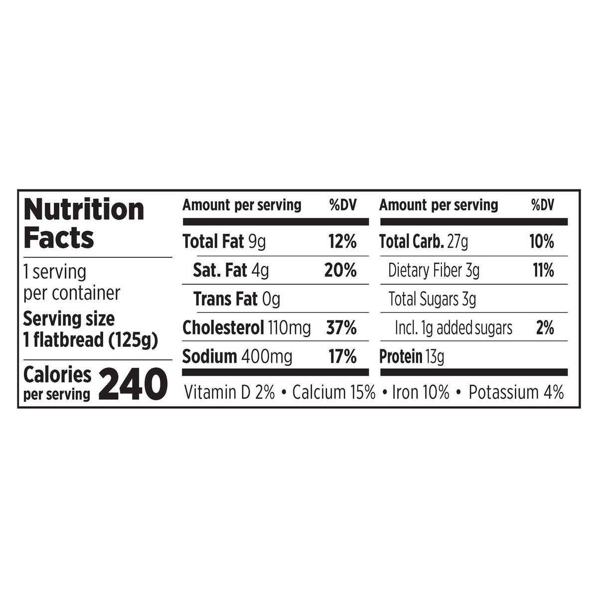 slide 2 of 8, Good Food Made Simple Good Food Made Simpple Breakfast 3Cheese Flatbread, 4.4 oz