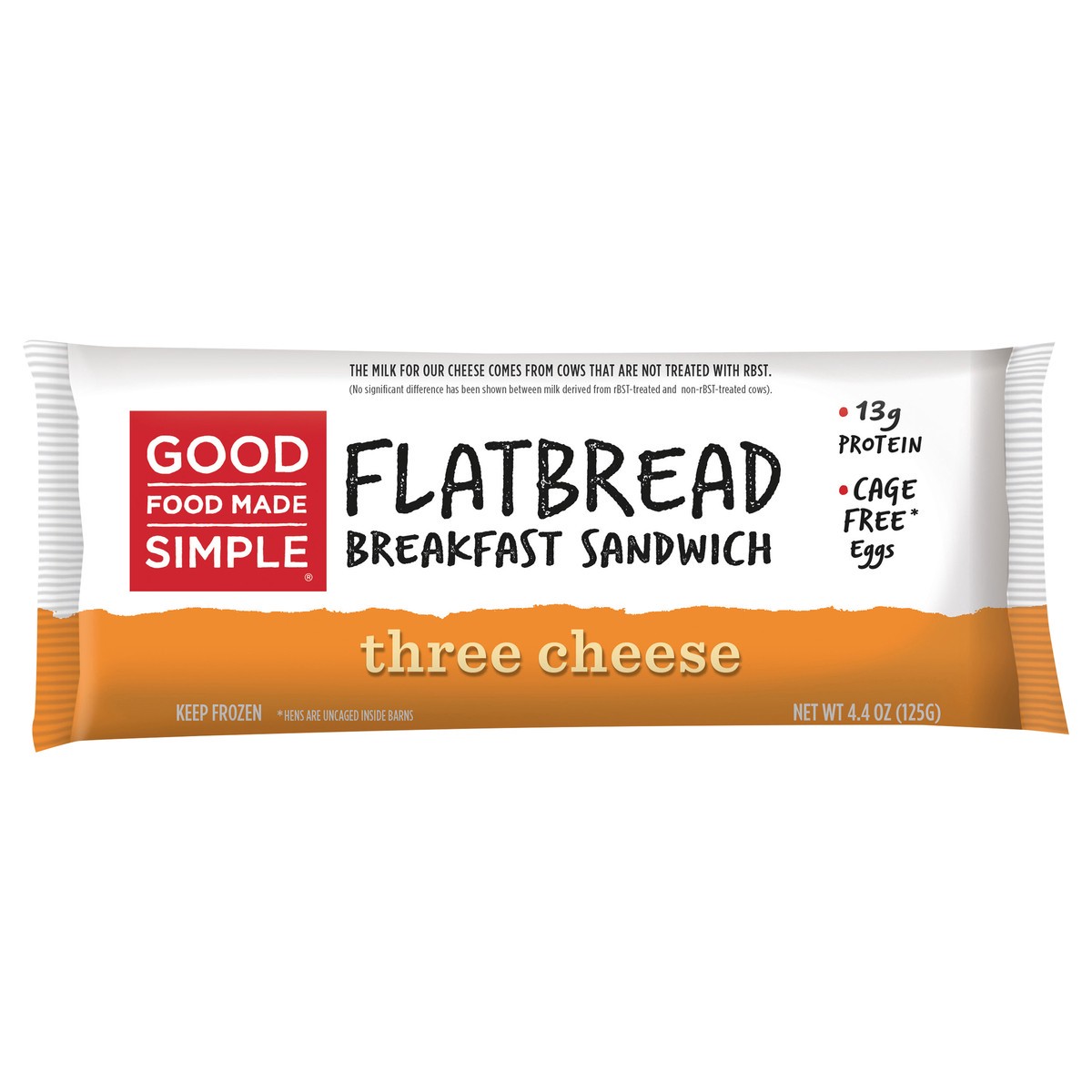 slide 6 of 8, Good Food Made Simple Good Food Made Simpple Breakfast 3Cheese Flatbread, 4.4 oz