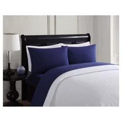 London Fog Medieval Blue Twin Sheet Set