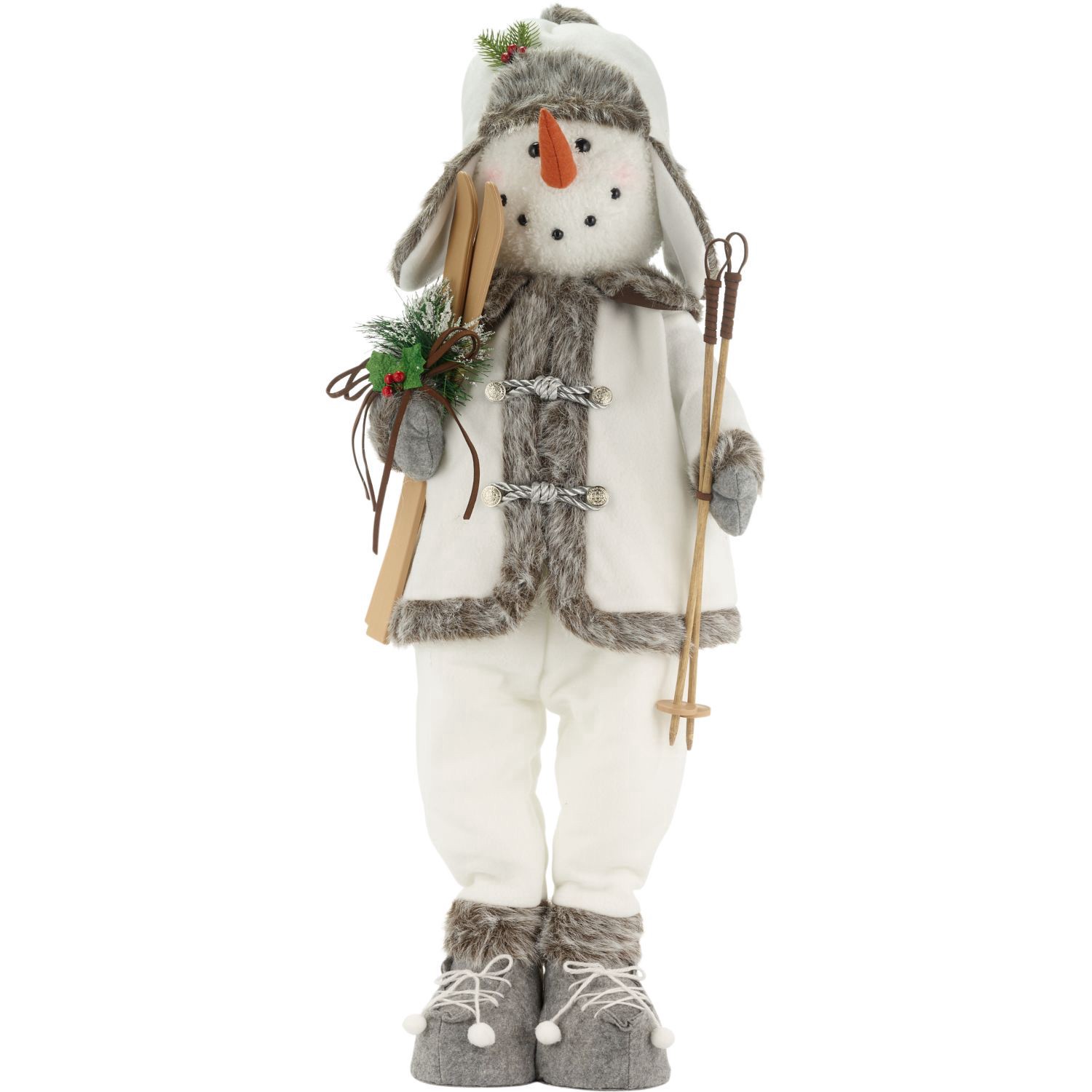 slide 1 of 1, Merry Brite Standing Snowman With Telescopic Legs, 24-31 In, 1 ct