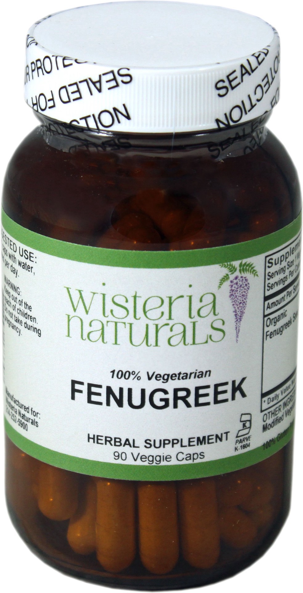 slide 1 of 1, Vitality Caps Fenugreek, 90 ct