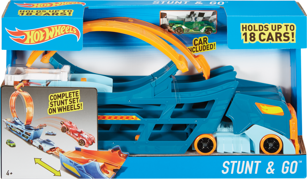 slide 1 of 1, Hot Wheels Stunt & Go Truck, 1 ct