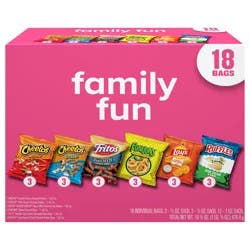 Frito-Lay Frito Lay Snacks Family Fun Mix Variety Pack, 16 7/8 Oz, 18 Count