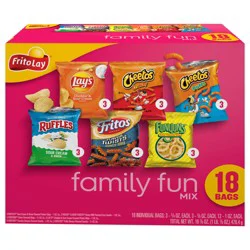 Frito-Lay Snacks Variety Packs Variety 16.875 Oz, 18 Count