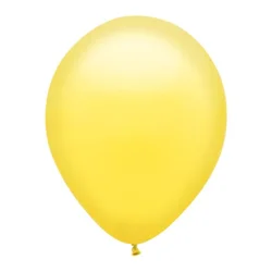 Single Latex Balloon 11 Inch Yellow