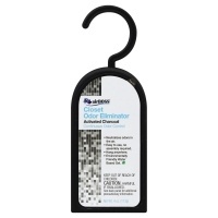 slide 1 of 1, airBoss Odor Eliminator, Closet, Fragrance Free, Activated Charcoal, 4 oz