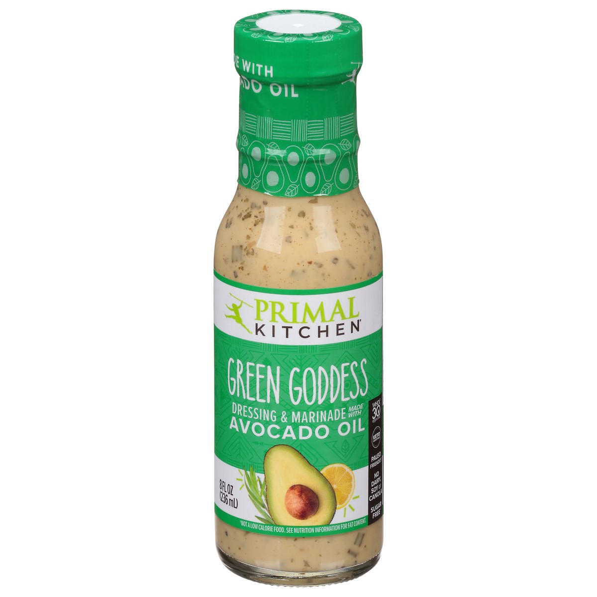 slide 1 of 9, Primal Kitchen Dairy-Free Green Goddess Dressing with Avocado Oil - 8fl oz, 8 fl oz