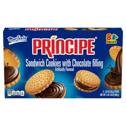 Marinela Principe Chocolate Filled Sandwich Cookies, 8 count, Cookies, 17.76 oz Box