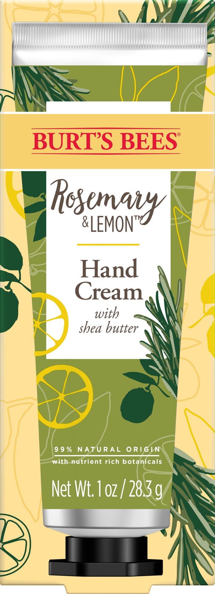 slide 1 of 5, Burt's Bees Rosemary /Lemon Hand Cream, 1 oz