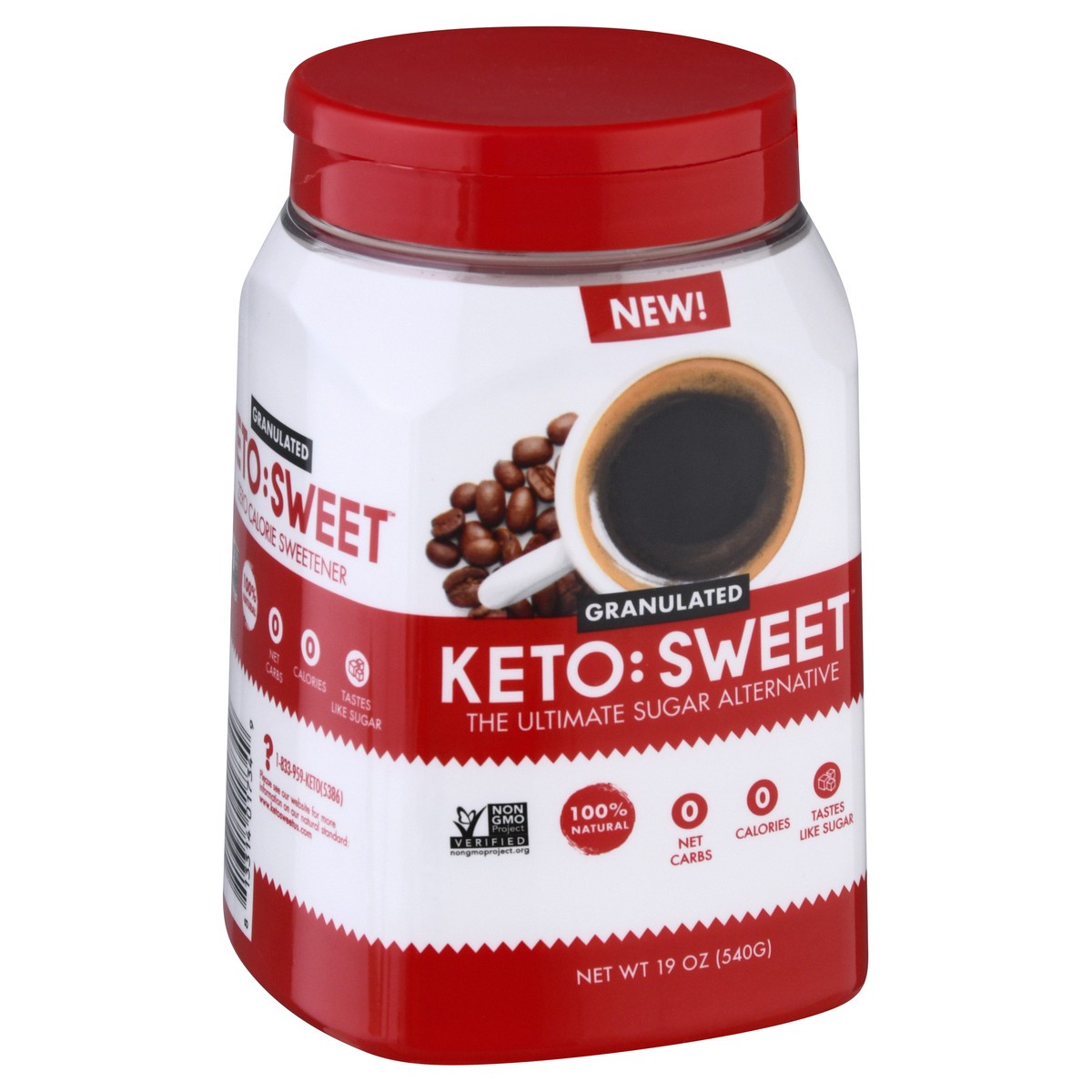 slide 8 of 13, Keto Sweet Granulated Sugar Alternative 19 oz, 19 oz
