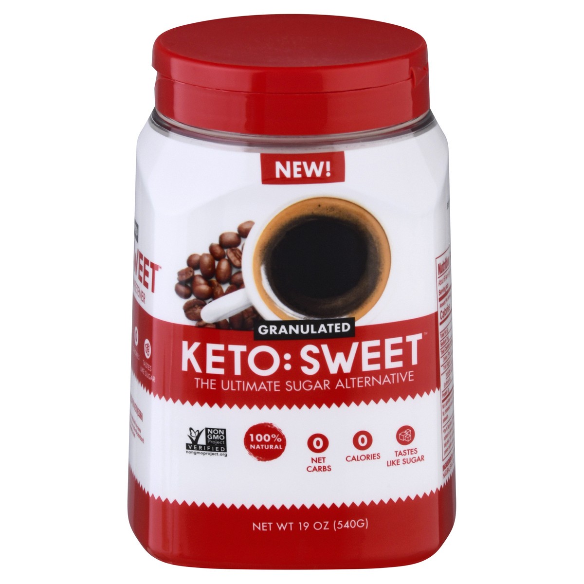 slide 1 of 13, Keto Sweet Granulated Sugar Alternative 19 oz, 19 oz