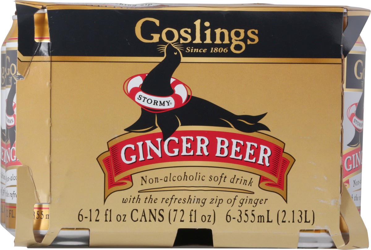 slide 9 of 9, Gosling's Stormy Ginger Beer - 6 ct, 6 ct; 12 oz