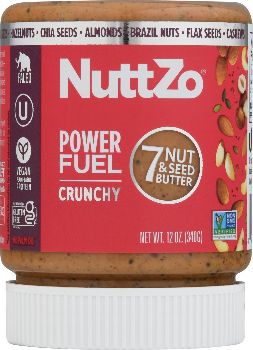 slide 13 of 14, Nuttzo Power Fuel Crunchy, 12 oz