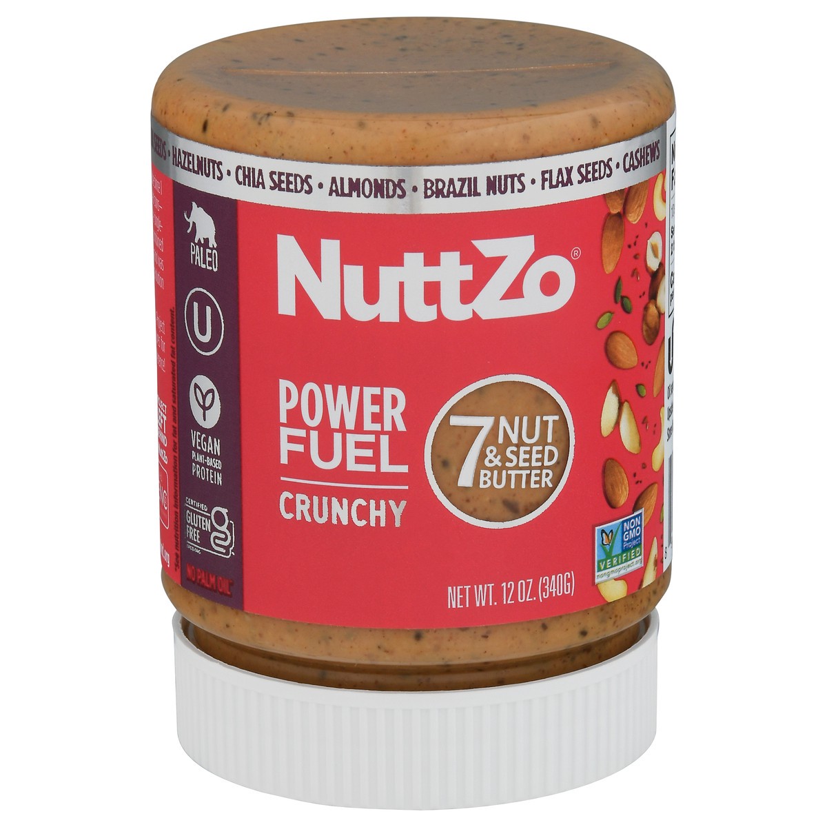 slide 14 of 14, Nuttzo Power Fuel Crunchy, 12 oz