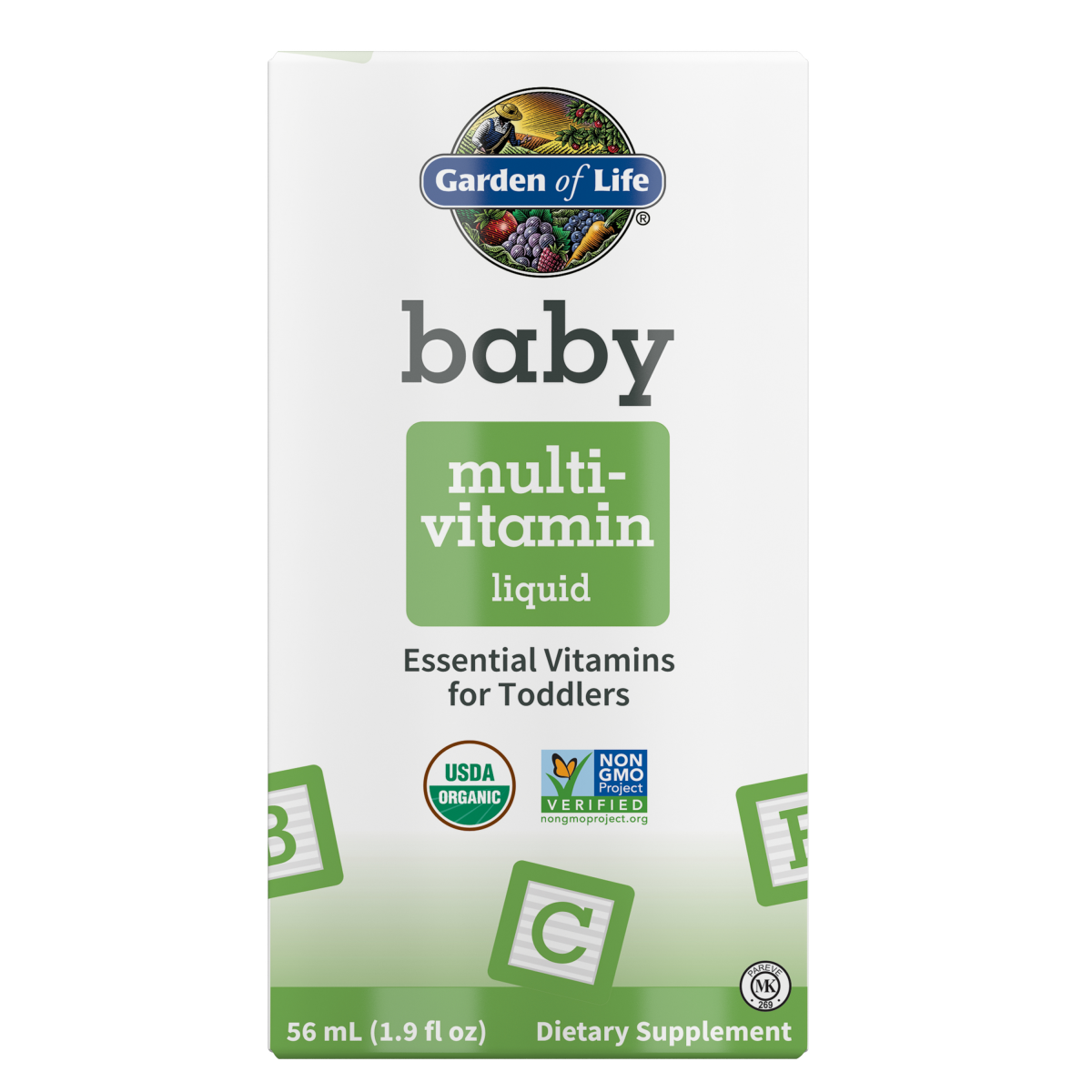 slide 1 of 13, Garden of Life Baby Multi-vitamin Liquid, 1 ct