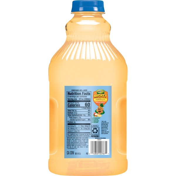 slide 16 of 22, Mott's Mighty Incredible Tropical Juice Drink Bottle - 64 fl oz, 64 fl oz