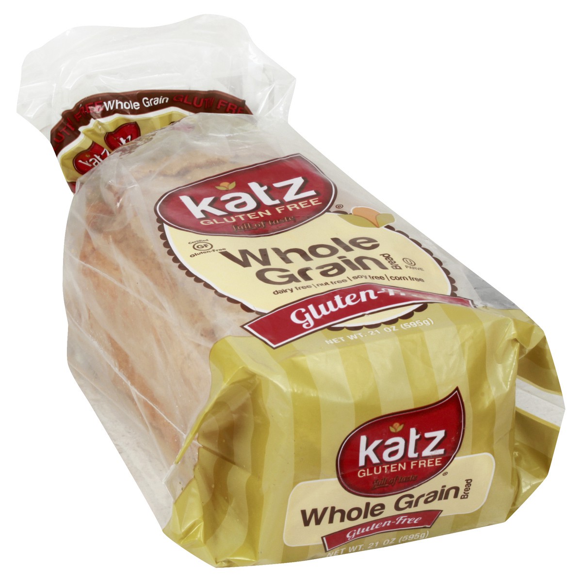 slide 2 of 10, Katz Gluten Free Whole Grain Bread 21 oz, 21 oz
