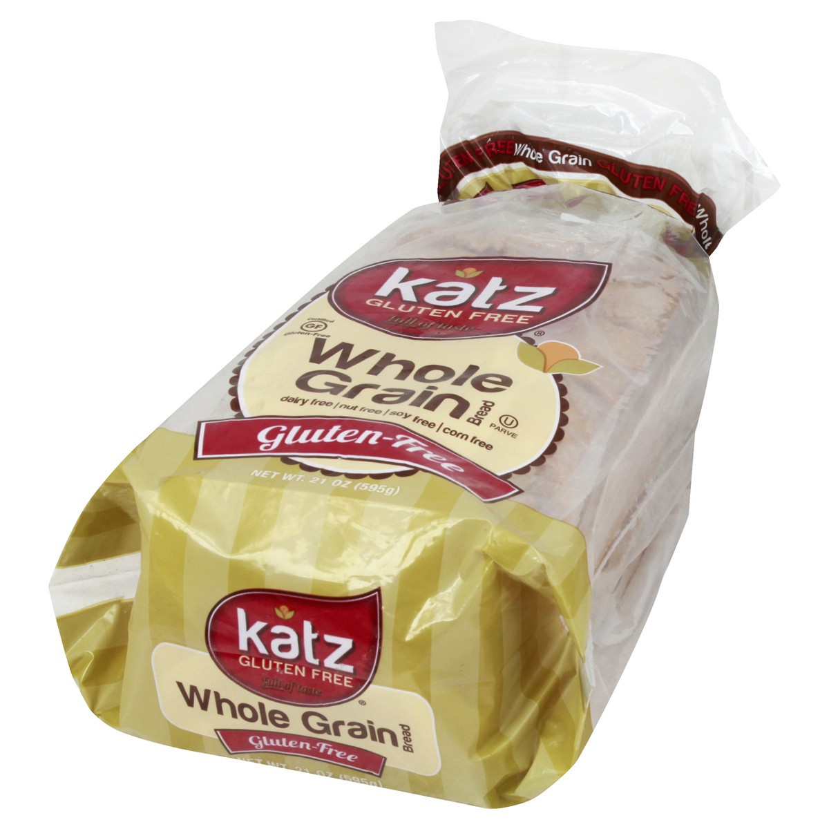 slide 3 of 10, Katz Gluten Free Whole Grain Bread 21 oz, 21 oz