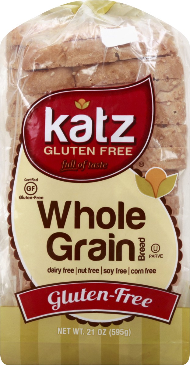slide 6 of 10, Katz Gluten Free Whole Grain Bread 21 oz, 21 oz