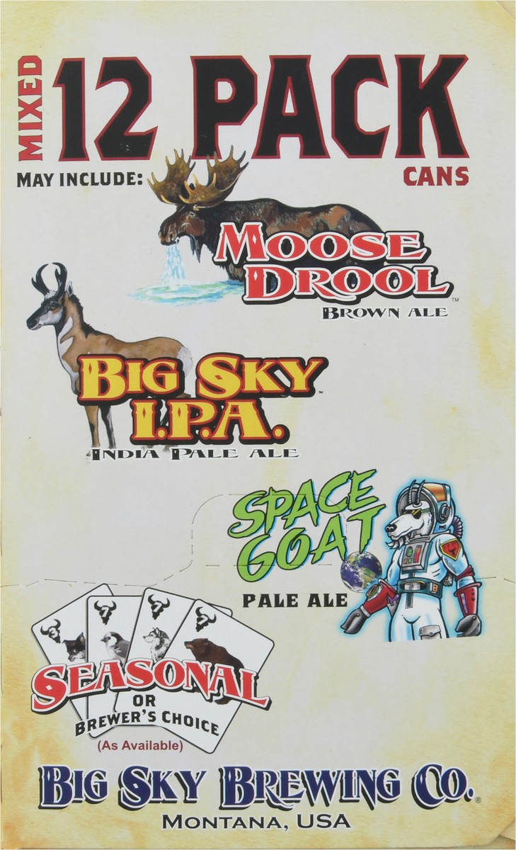 slide 4 of 10, Big Sky Brewing Campfire Beer, Variety Pack, 12 ct; 12 oz