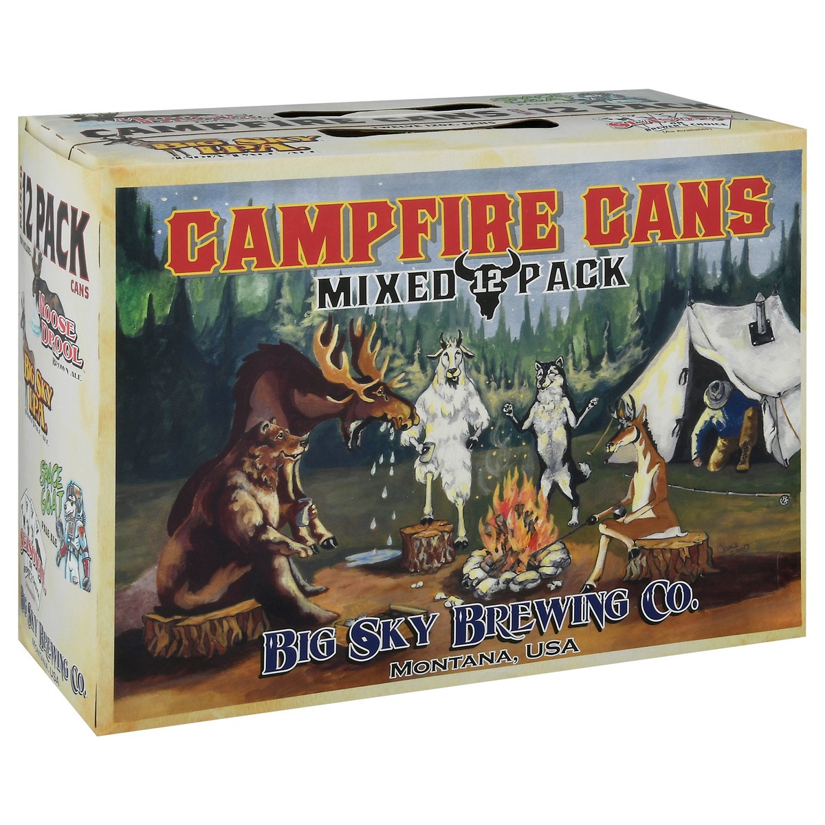 slide 3 of 10, Big Sky Brewing Campfire Beer, Variety Pack, 12 ct; 12 oz