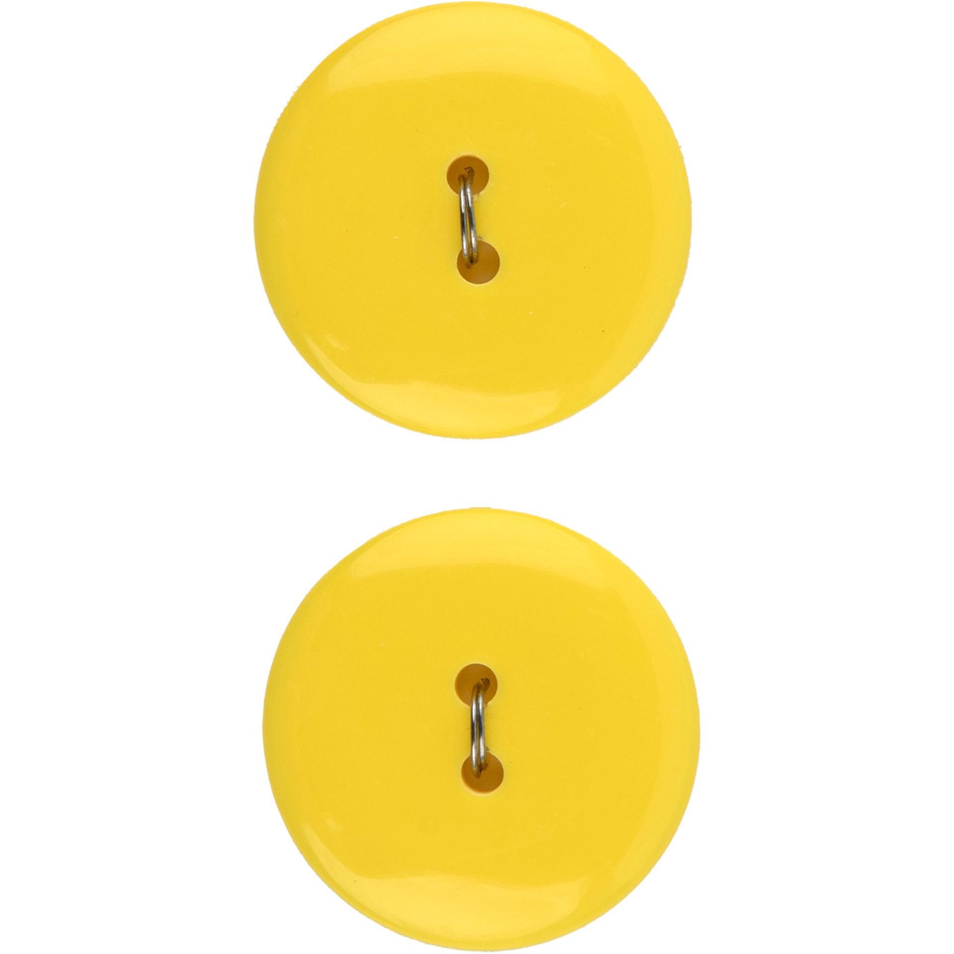slide 2 of 3, Blumenthal Lansing Spectrum Warm 1 1/8" Yellow 2-Hole Buttons, 2ct., 2 ct