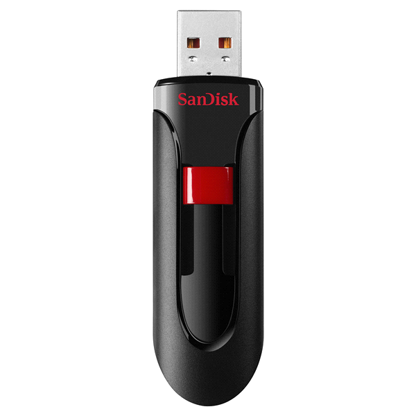 slide 1 of 1, SanDisk Cruzer Glide USB Flash Drive, 1 ct