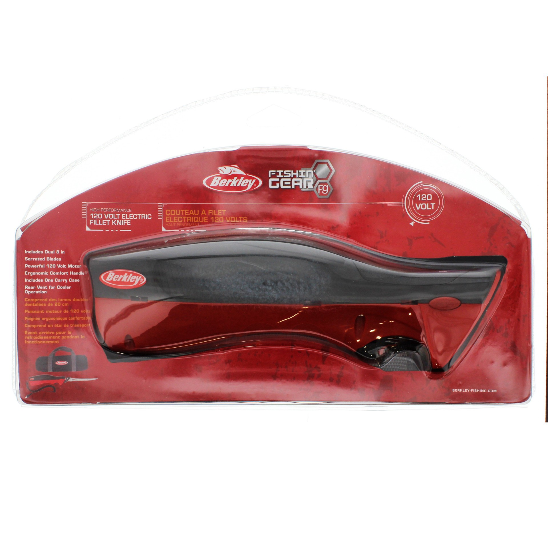 slide 1 of 1, Berkley 120 Volt Electric Fillet Knife, 120 ct