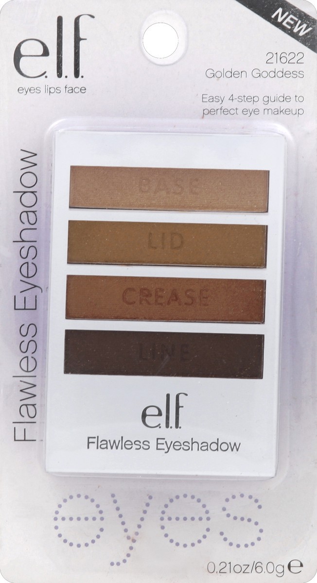 slide 2 of 3, e.l.f. Flawless Eye Shadow Golden Goddess, 14 oz