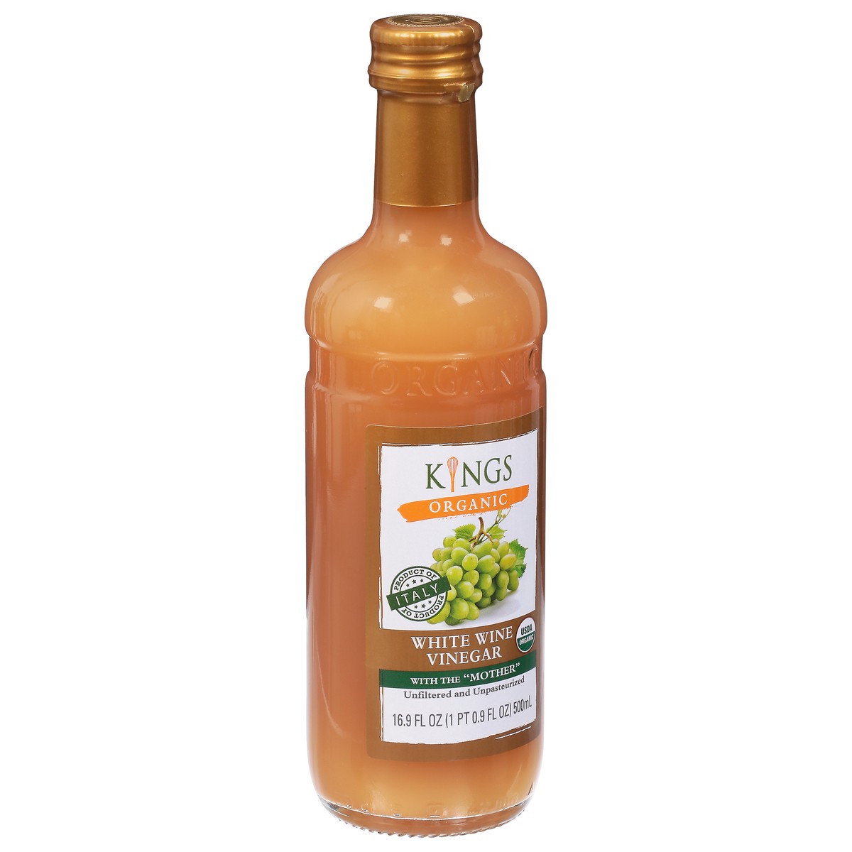 slide 8 of 11, Kings Organic Organic White Wine Vinegar 16.9 fl oz, 16.9 fl oz
