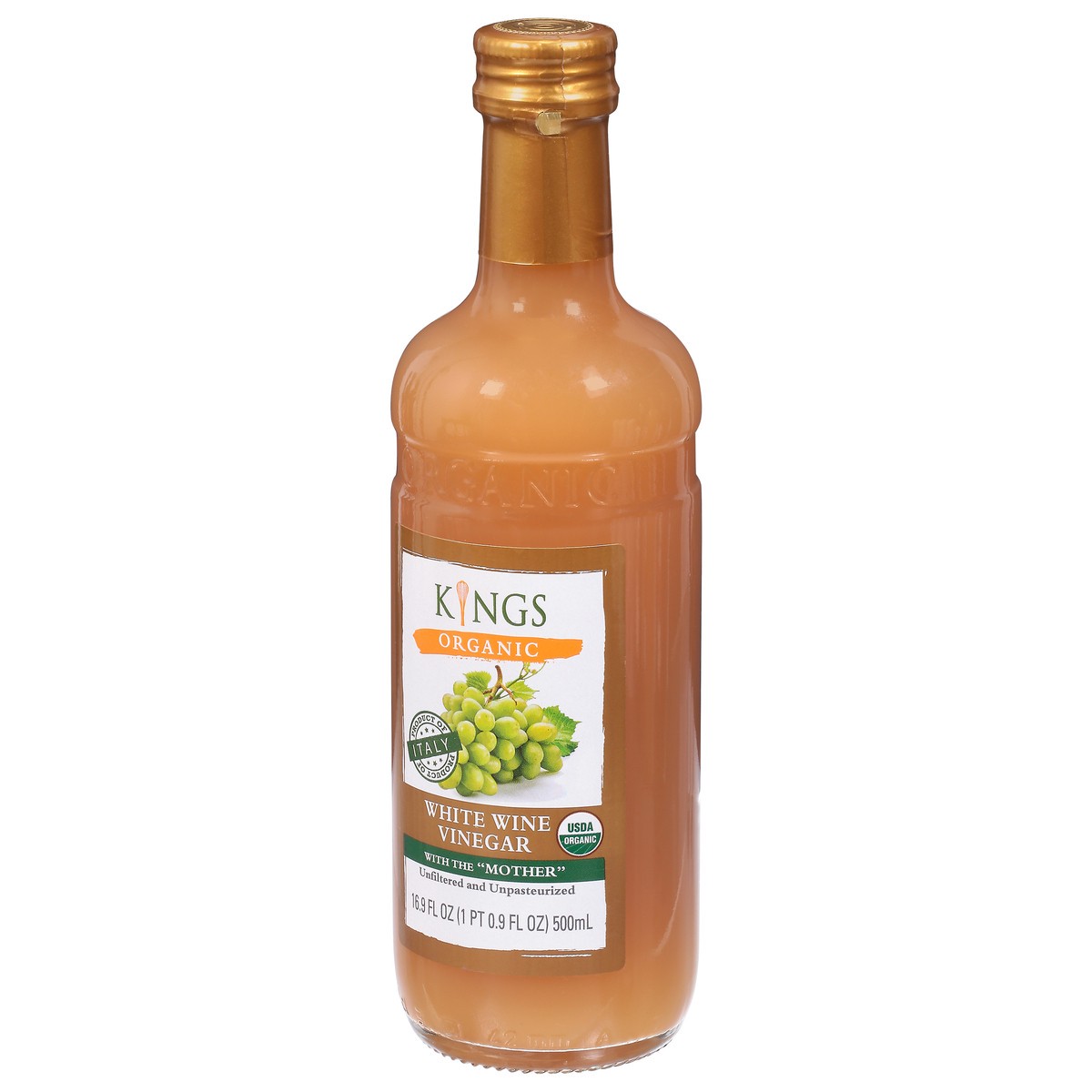 slide 10 of 11, Kings Organic Organic White Wine Vinegar 16.9 fl oz, 16.9 fl oz