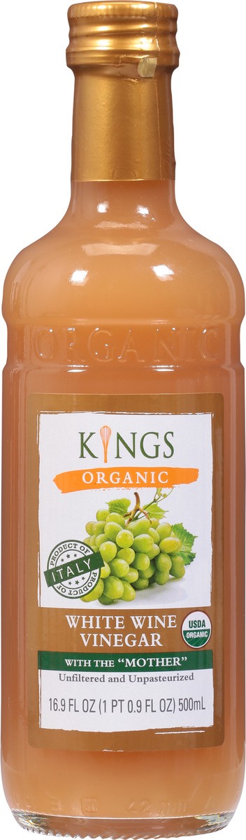 slide 9 of 11, Kings Organic Organic White Wine Vinegar 16.9 fl oz, 16.9 fl oz
