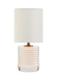 ROOM & RETREAT RR Ribbed Glass Accent Lamp