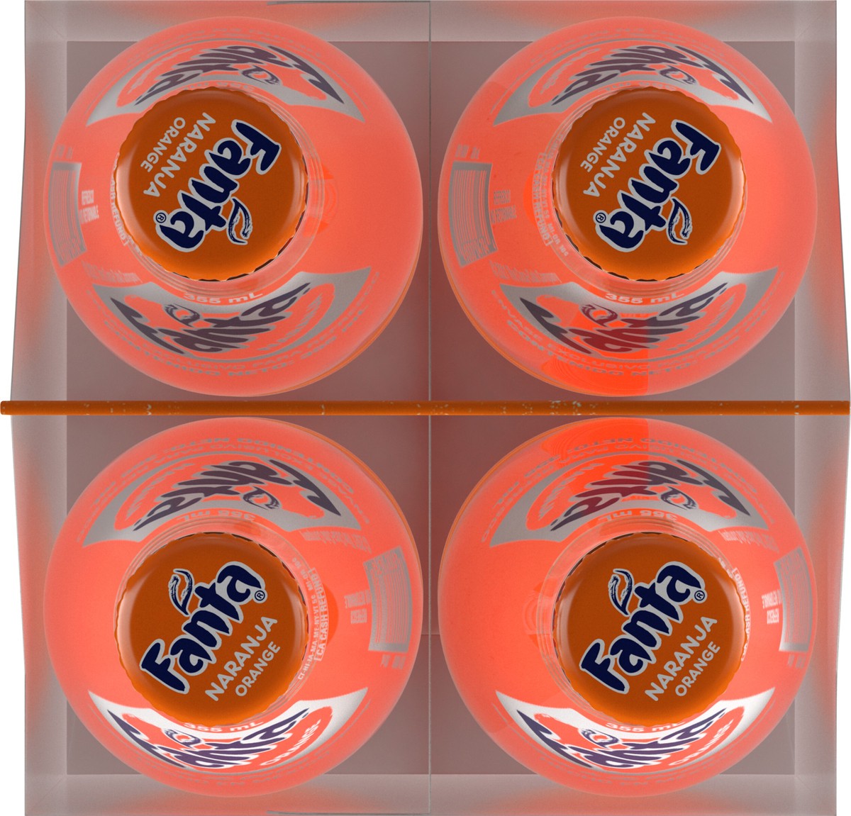 slide 9 of 11, Fanta Orange Mexico Glass Bottles, 355 mL, 4 Pack, 4 ct; 12 oz