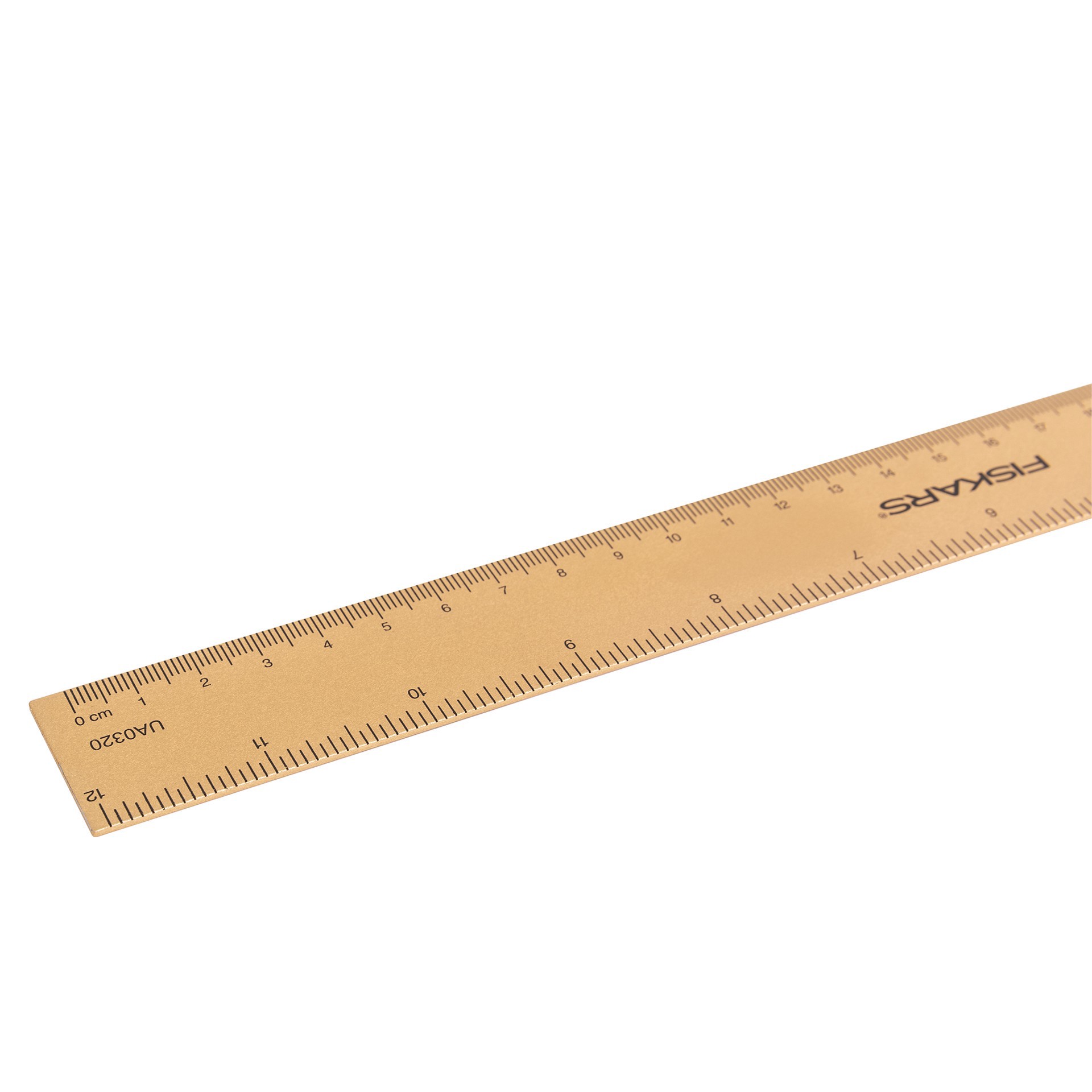 slide 3 of 3, Fiskars 12" Rose Gold Metal Ruler, 12 in