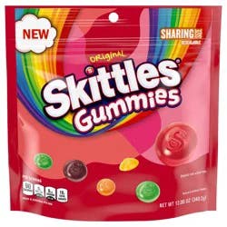 SKITTLES Original Gummy Candy, Sharing Size, 12 oz Bag