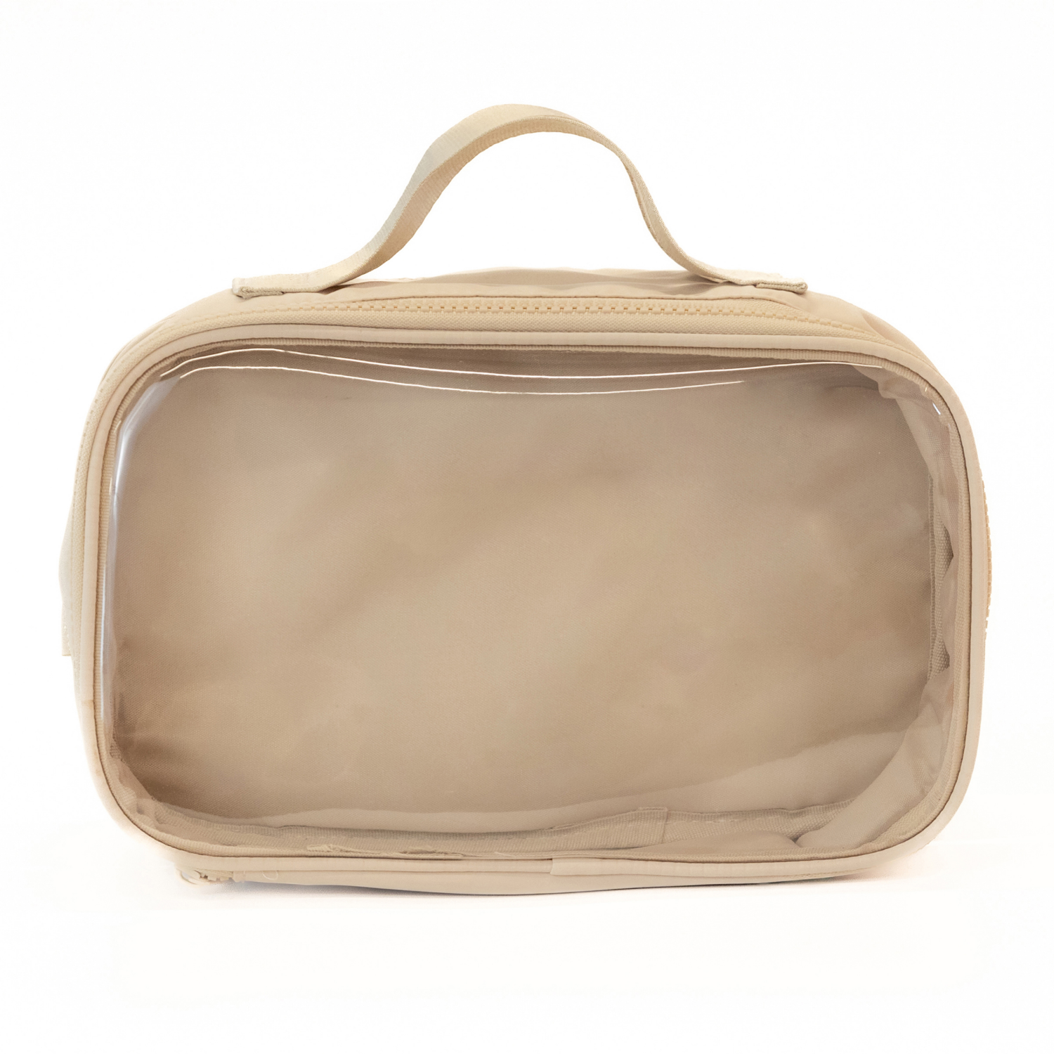 slide 1 of 3, Mytagalongs Mine Detachable Toiletry Case - 10 in x 6.25 in x 5 in, Cream, 6.25 in