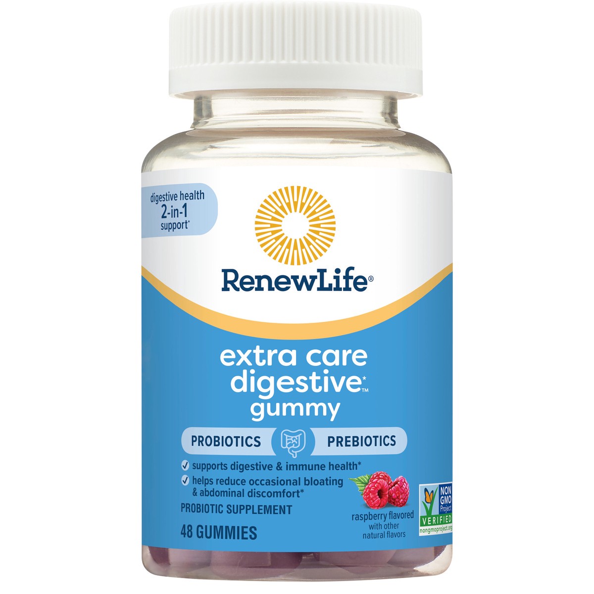 slide 1 of 1, Renew Life Extra Care Digestive* Gummy, 1 ct