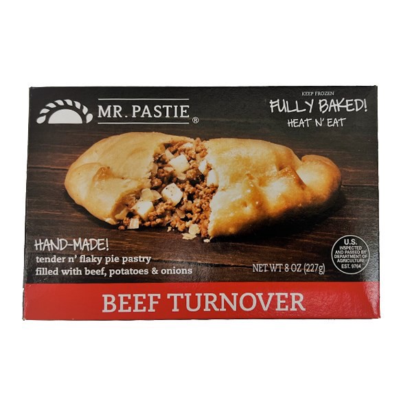 slide 1 of 1, Beef And Potato Turnover, 8 oz